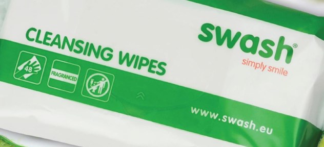 Swash Cleansing Wipe, Billendoekje, Geparfumeerd, Arion