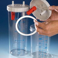 Uitzuigapparaat, Accessoires, New Askir, opvang reservoir. Met deksel Uitzuigapparaat, Accessoires, New Askir, opvang reservoir. Met deksel