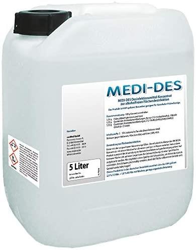 Medi Des, cleaner, desinfectiemiddel, geschikt voor rhapsody en snoezelbaden, Arjo