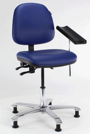 Prikstoel, Score Standaard Stoel, Met 2 Armleggers en Vloerdoppen 