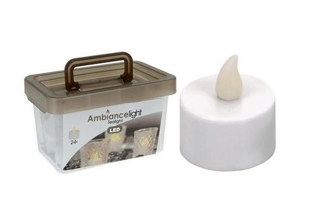 Kaarsen, Theelicht met Batterij, Waxinelichtjes, Led