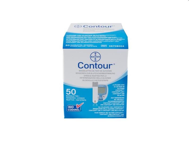 Glucose Teststrip, Contour, Bayer