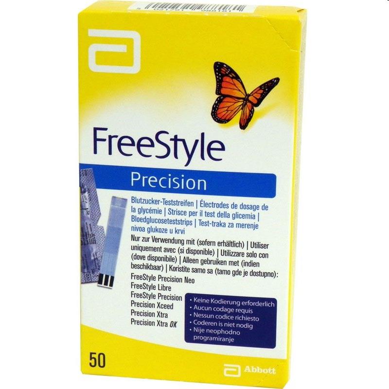 Diabetes, FreeStyle Precision, teststrips, Abbott