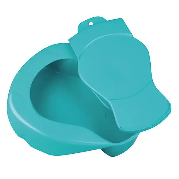 Bedpan, Anti Spat, Kunststof, met deksel