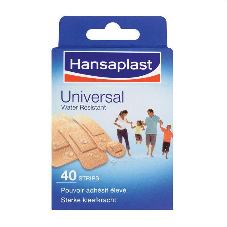 Pleister Strips, Universeel, Water Resistant, Hansaplast