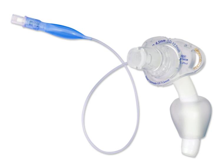 Tracheo, canule, Shiley Flex, Mt 6, Met cuff