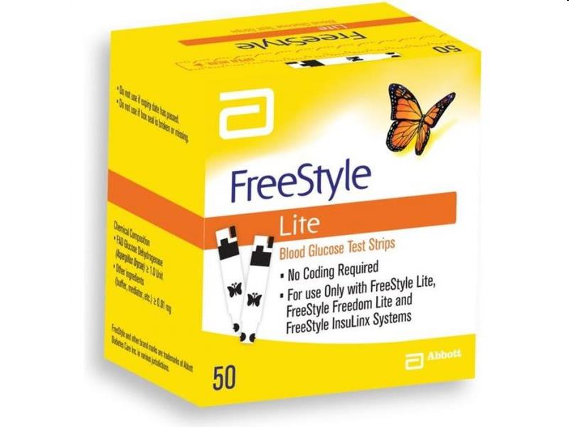 Diabetes, Abbott, FreeStyle, Freedom Lite, Teststrips