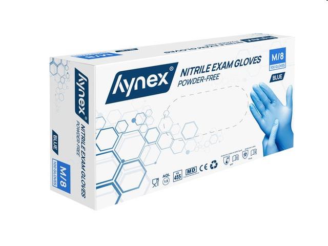Onderzoekshandschoen, Nitril, poedervrij, (Gen-X), Hynex
