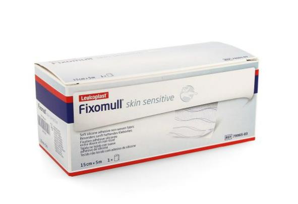 Fixatie pleister, Pleister op rol, Fixomull Skin Sensitive, BSN