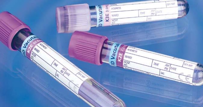 Bloedbuisje, Vacutainer, Plastic K2 voor EDTA Plasma, Becton Dickinson