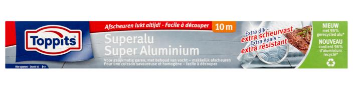 Aluminium Folie, Super Aluminium folie, Toppits, In Cutbox