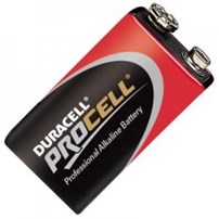 Batterijen, Blokbatterij, Duracell, Procell Mono 6LR6 Batterijen, Blokbatterij, Duracell, Procell Mono 6LR6