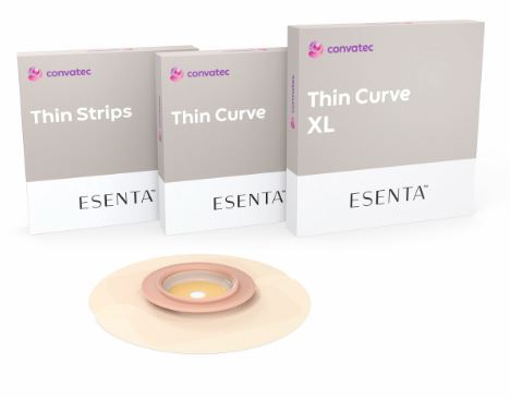 Stoma, Fixatiestrip, Esenta Thin Curve, Convatec