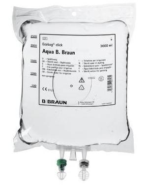 Spoelvloeistof, Steriel Water, Aqua B, BBraun