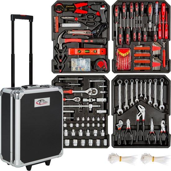 Gereedschapskoffer, Trolley, 416 Delig