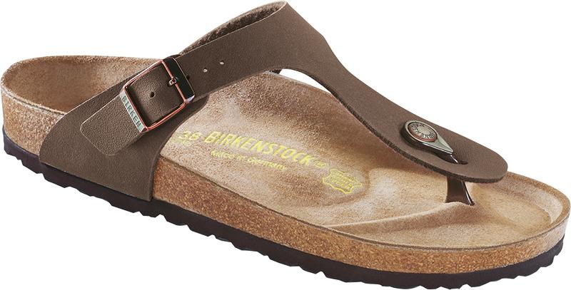 Schoenen, Birkenstock model Gizeh, kleur: Mocca, normaal voetbed