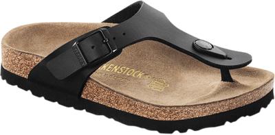 Schoenen, Birkenstock model Gizeh, kleur: Zwart, normaal voetbed