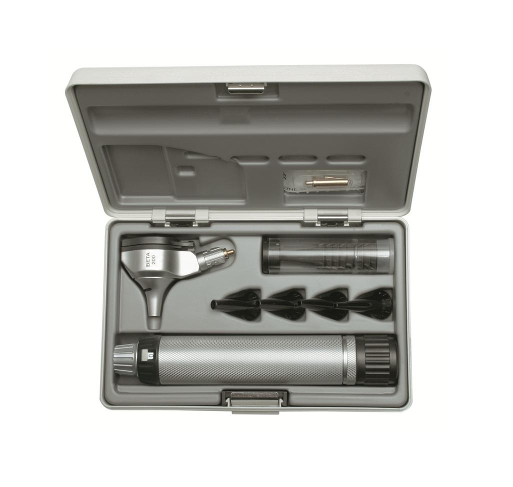 Otoscoop, Heine Beta 200, FO Fiber Optic, Glasvezel, Batterijhandvat