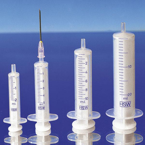 *Spuit, Luer, HSW Norm Ject, 2 Delig, BBraun