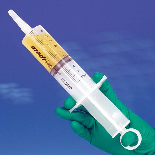 Spuit, Luer, Cathetertip, inclusief Luer adapter, Mediware