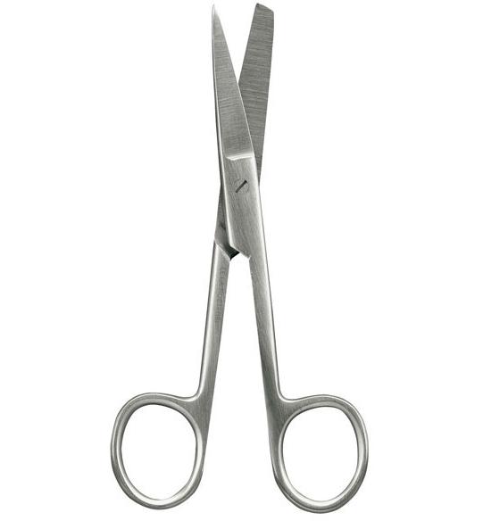 Schaar, Chirurgisch, Stomp Spits Recht Model