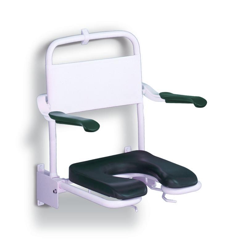 Douchestoel, Linido, Wandmontage, Pur Zitting, Ondersteek