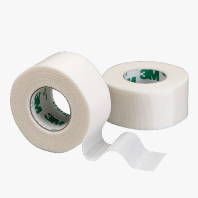 Hechtpleister, Durapore, Zijdachtig Medisch Tape, Rekbaar, 3M