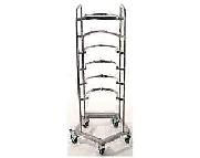 Ondersteekwagen, RVS, Voor 5 Bedpannen