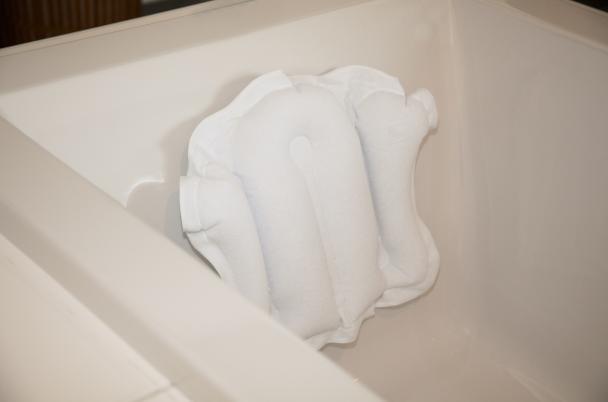 Badkussen, Opblaasbaar, Atlantis, 4 Zuignappen