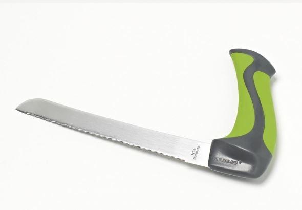 Bestek, Gehoekt broodmes, 90° Hoekhandvat