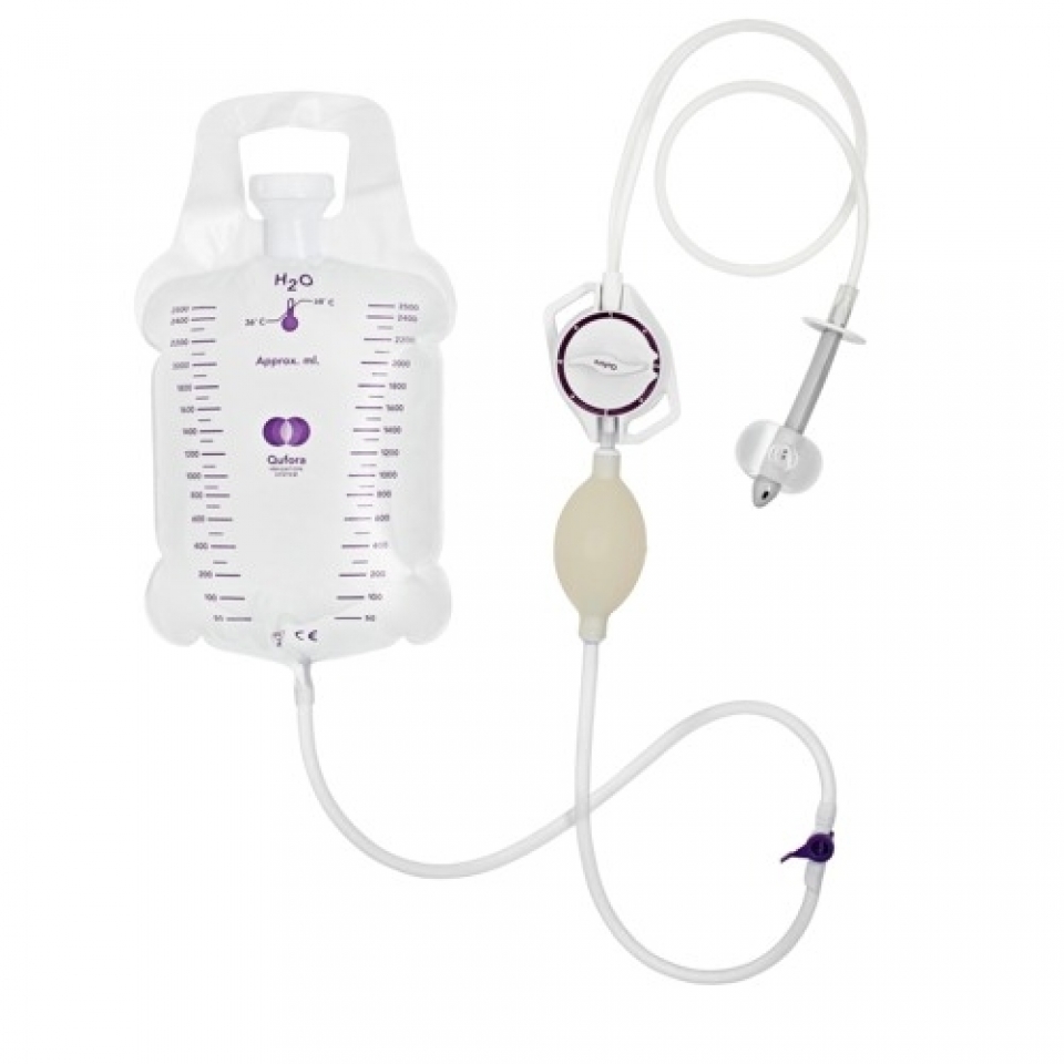 Irrigatiesysteem, Balloncatheter, Basisset, Rectaal, Qufora