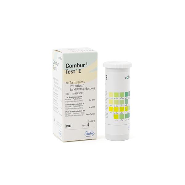 Urine teststrips, Combur 3, Roche