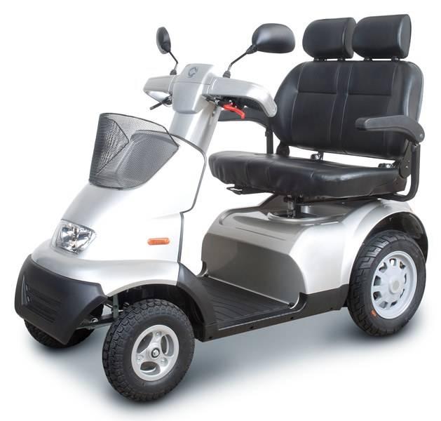 Duo Scootmobiel, Breeze S4, Geschikt voor Duo Berijding, Met Zitbank