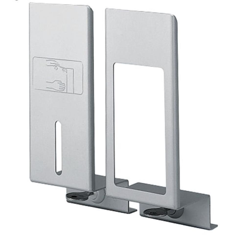 Wanddispenser, Hand Desinfectie, Losse Vergrendelplaat, afsluitbaar