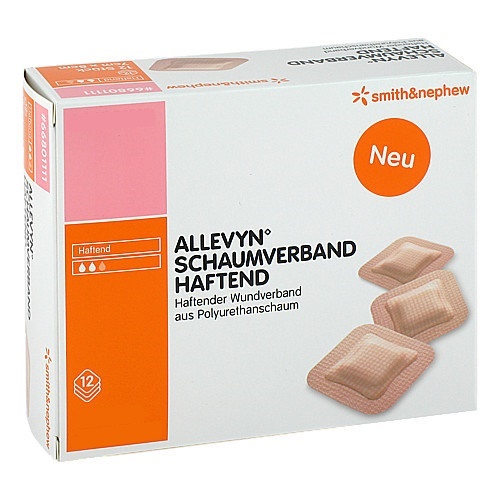 Schuimverband, Allevyn, Adhesive, Steriel, Smith&Nephew