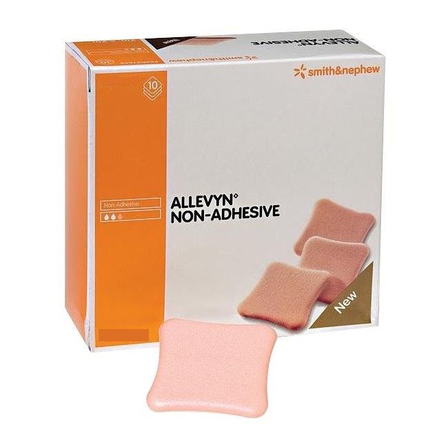 Schuimverband, Allevyn, Non Adhesive, Soft, Steriel, Smith&Nephew
