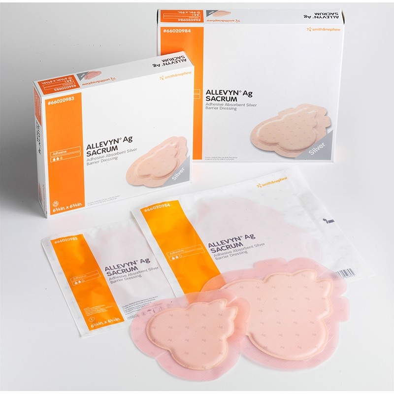 Schuimverband, Allevyn, AG Sacrum, Steriel, Smith&amp;Nephew