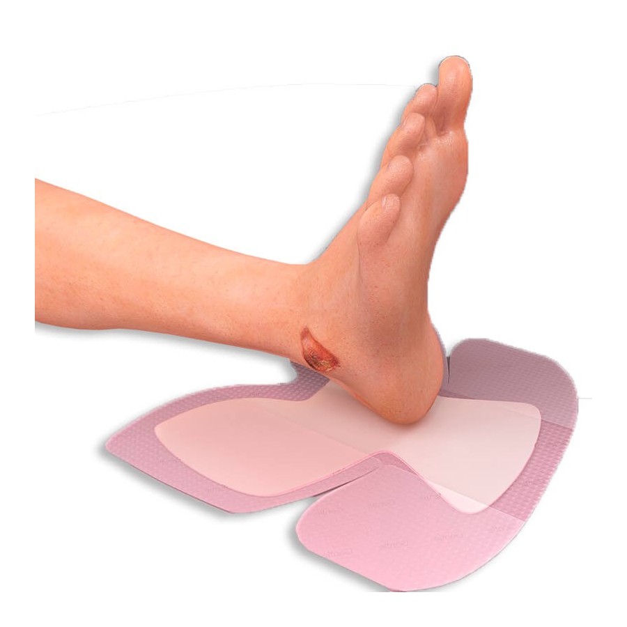 Schuimverband, Allevyn Gentle, Border, Heel, Adhesive, Steriel, Smith&amp;Nephew