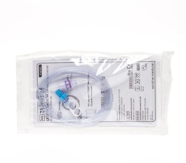 Verlengslang, extension set voor CADD pomp, Smits Medical