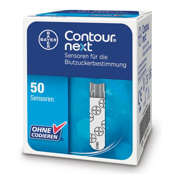 Glucose Teststrips, Contour Next, Bayer