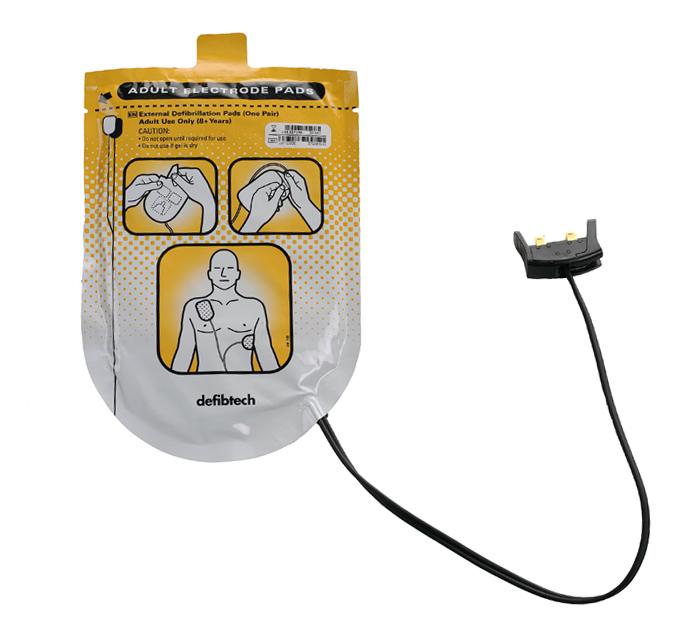 AED Pad, elektroden, Defibtech, lifeline, auto