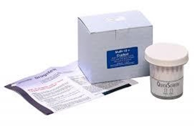 Drugstest, Urine, Multi 10 Cup test en 8 Antifraude Testen