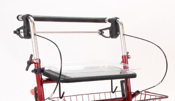 Rollator, Lichtgewicht, Premis Provo, Met Duwbeugel en Looprem