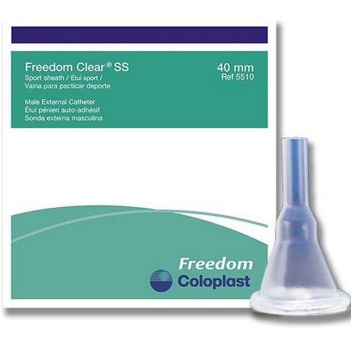Uritip, condoomcatheter, Freedom Clear SS, zelfklevend, Coloplast