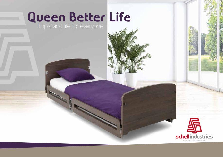 Hoog Laag Bed, Model Queen, Schell