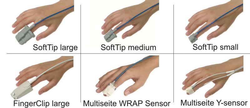 Softtip sensor, geschikt voor oxipen saturatiemeter