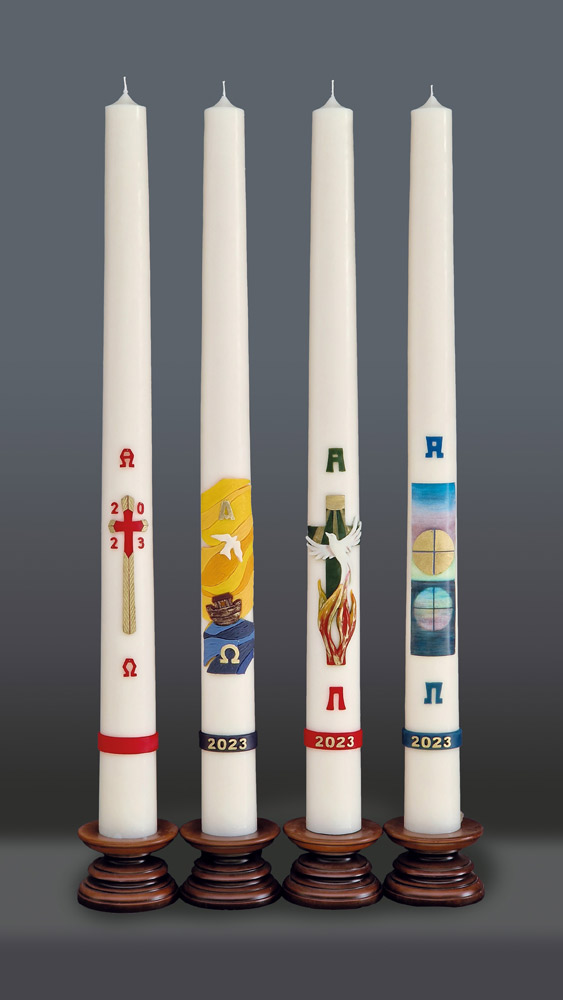 Kerk, Paaskaars compleet