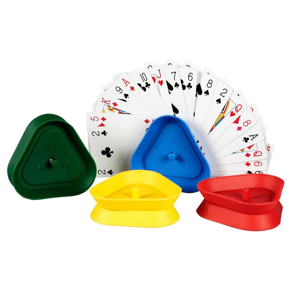 Kaartenhouders, Driehoekig, Klem