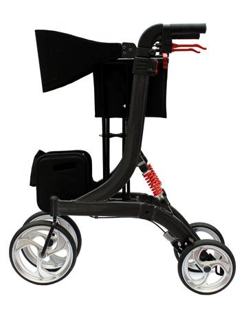 Rollator, Lichtgewicht, Spring S, Exc. Vario Pakket, Bescomed, (Transformeren tot Rolstoel)