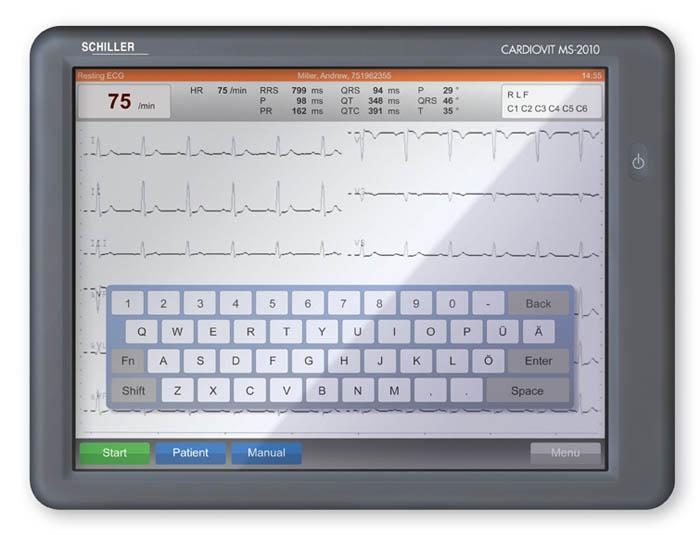 ECG Apparaat, Schiller, Cardiovit MS 2010